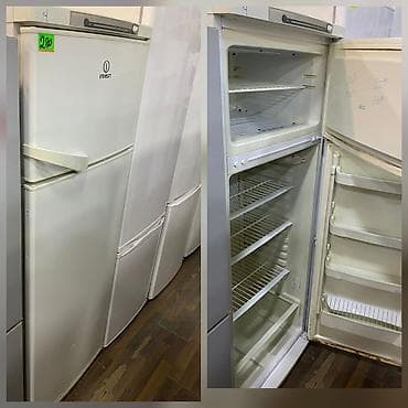 Soyuducular: 2 qapılı Indesit Soyuducu Satılır, rəng - Ağ — 1