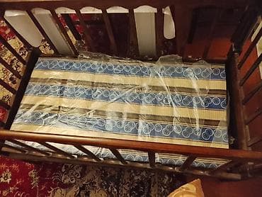 Oğlan və qız üçün, Dördbucaq, Beşik, Dəstsiz, Matras ilə, Yellənmə mexanizmsiz — 4