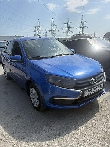rustavi masin bazari: LADA Granta sedan – mavi rəng Texniki xüsusiyyətlər və komplektasiya — 3