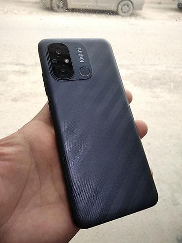 ayfon 8 plus 2 el: Redmi 12C, 128 ГБ, цвет - Черный, Отпечаток пальца, Две SIM карты — 1