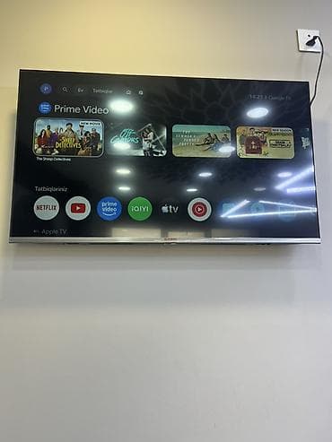 Smart TV (divara quraşdırılmış) - Google TV interfeysi: Ana ekranda