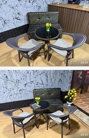 Kafe,restoran, cay evi, ofis,salon uchun divan masa desti satilir — 1