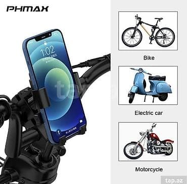 PHMAX universal sükan üçün telefon tutacağı - Velosiped, motosiklet lalafo.az -da PHMAX universal sükan üçün telefon tutacağı - Velosiped, motosiklet