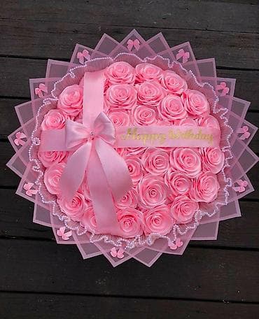 kusen gul: Hədiyyə qutusu, Yeni, rəng - Çəhrayı, Ödənişli çatdırılma — 1