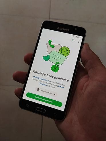 samsung j6 2018 ekran: Samsung Galaxy J5 2016, rəng - Qara — 1