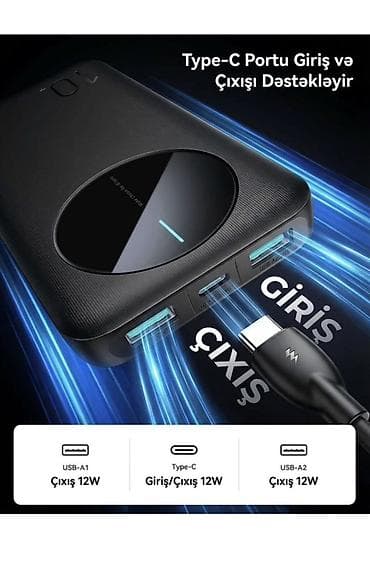 akumulator bars 100ah: Повербанк 10000 мАч, Новый — 2