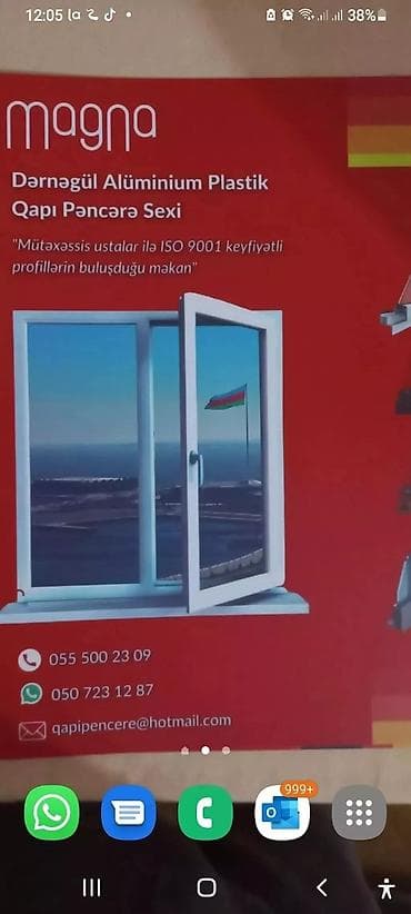 Işlənmiş plastik, alüminium, şüşə qapı pəncərə alınır