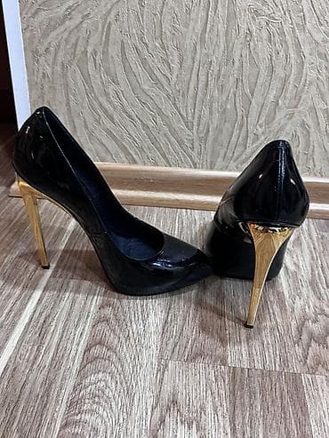 dəri ayaqqabi: Giuseppe Zanotti qadın tufliləri orjinaldir 39 razmer Daban — 4
