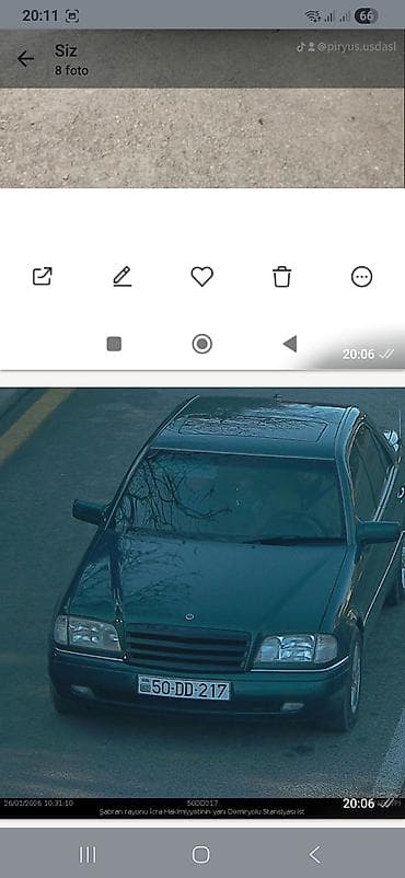 mercedes amg: Avtomobil: Mercedes-Benz C-Class (W202), sedan Rəng: Tünd yaşıl — 2