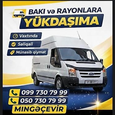 Mingecevirden Yük Taksisi butun rayon ve seherler arasi serfeli