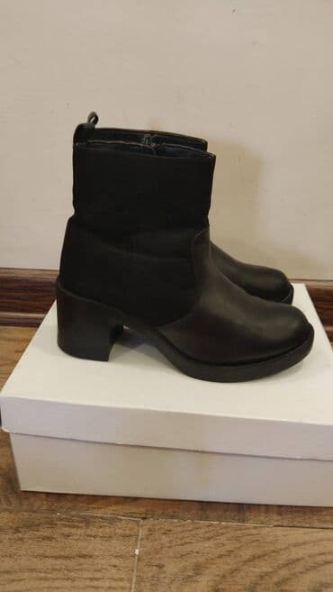 botlar: Ölçü: 36.5, rəng - Qara, Yeni — 6