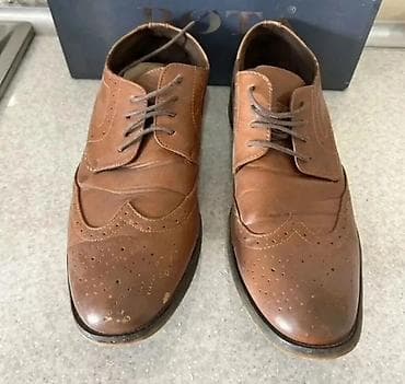 Аксессуары: Klassik üslubda kişi dəri ayaqqabıları - Model: Broq (wingtip) — 1