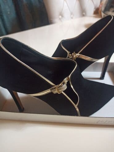 Çəkmələr: Tuflilər, Ölçü: 39, rəng - Qara, Yeni — 5