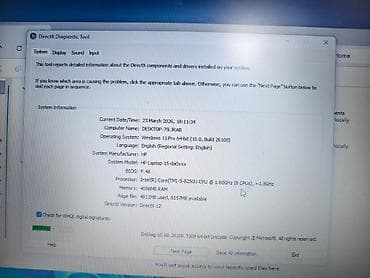 samsung s23 irshad: 💻 Satılır: HP Laptop (i5 / 4GB / 128GB SSD) 📌 Texniki xüsusiyyətlər — 5