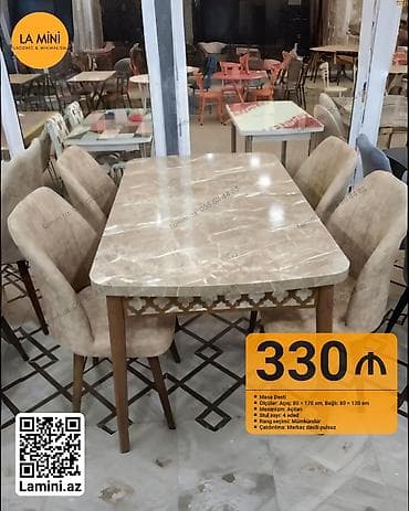 acilib baglanan stollar: Qonaq otağı üçün, Açılan, 4 stul — 1