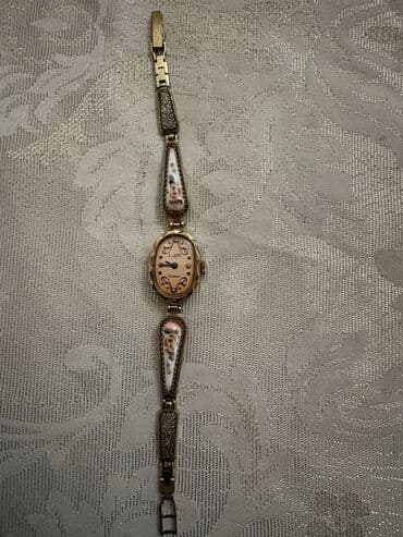 esger saati: Qol saatı, Luch, rəng - Qızılı — 4