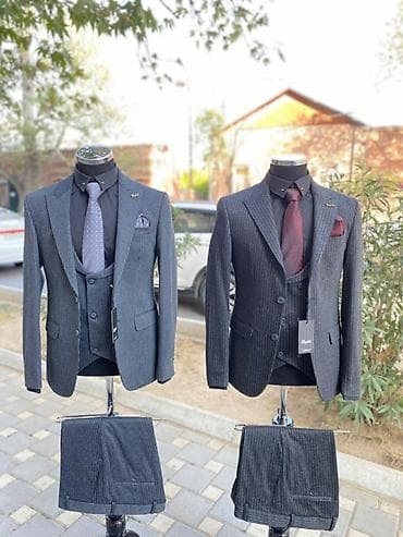 kostyum modelleri: Şık kişi kostyum dəsti - Model: 3 parçalı klassik kostyum – pencək — 8