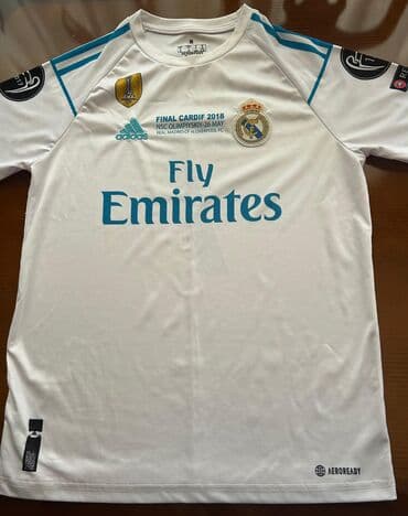 qarabağ forması satın al: Ağ rəngdə, Real Madrid futbol klubunun loqosu, Adidas markasının — 3