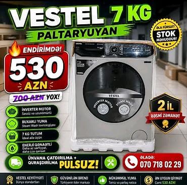 Məişət texnikası: Anbardan satış paltaryuyan ünvana çatdırılma quraşdırılma pulsuzdur — 4