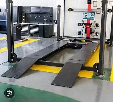3d qaraj: Dörd dirəkli auto lift və 3D/kompüterlə idarə olunan təkər düzlənməsi — 2