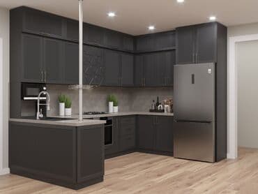 i̇kinci el metbex mebeli: Sifarişlə mətbəx dəsti, Özü çəkən petlələr, MDF, Kredit yoxdur, Pulsuz çatdırılma — 1