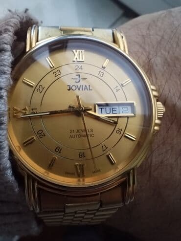 qol korseti: Qol saatı, rəng - Qızılı — 7