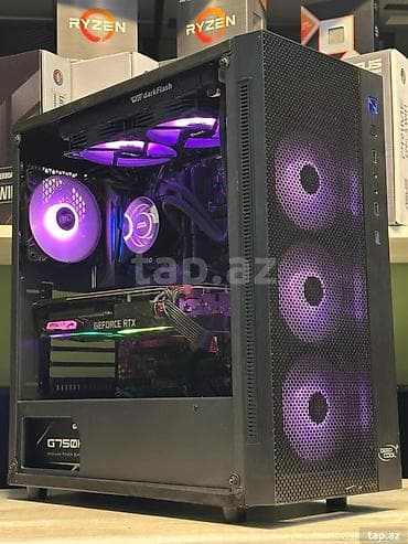 Masaüstü kompüterlər və iş stansiyaları: Gaming Pc ➡️Gaming PC – | i7-9700 4.70 GHZ | RTX 2070 SUPER | 16GB RAM — 5
