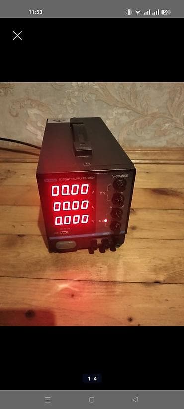 ucuz modemler: Laboratoriya tipli tənzimlənən DC enerji mənbəyi – DR.meter PS-3010DF — 3