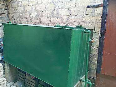 Metal /su saxlancları üçün iri həcmli kvadrat formalı çən - Material — 2