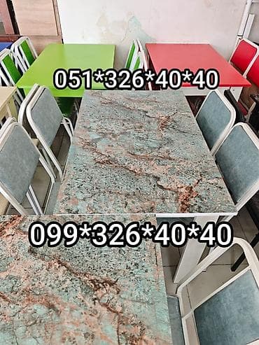 стол переговоров: Для кухни, Новый, Нераскладной, Прямоугольный стол, 4 стула — 2