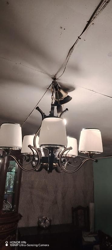 guldan sekilleri: Çılçıraq, 6 lampa, Metal — 1