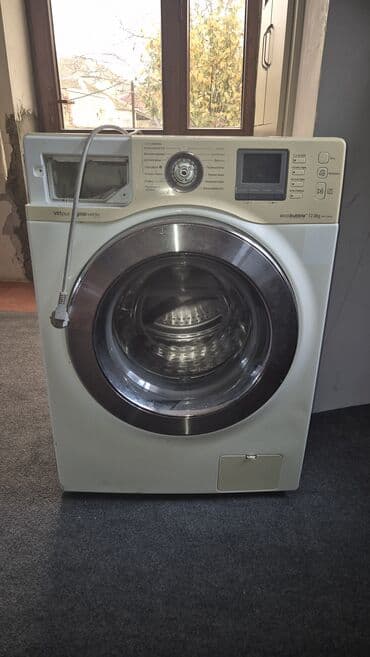 ikinci əl paltaryuyan maşınlar: Paltaryuyan maşın Samsung, 10 kq-dan çox, Ehtiyat hissələri kimi, Avtomat, Qurutmasız, Kredit yoxdur, Ünvandan götürmə, Ödənişli çatdırılma — 5