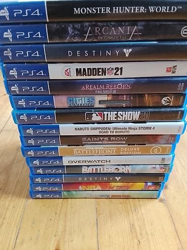 radioidarəedici dəstlər: 10 oyun +16 disk Sony PlayStation 4 Slim – 500 GB Xüsusiyyətlər: - — 7