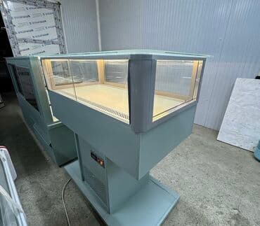 vitrin soyducular: Şirniyyat ve desert soyuducusu. Sifarişle istehsal olunur. Zavod — 1