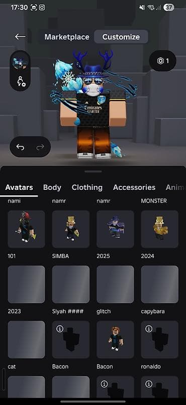 robux qiymetleri: Roblox hesabı satılır. Hesabda bir dənə Limited papaq var. Hesabda — 4