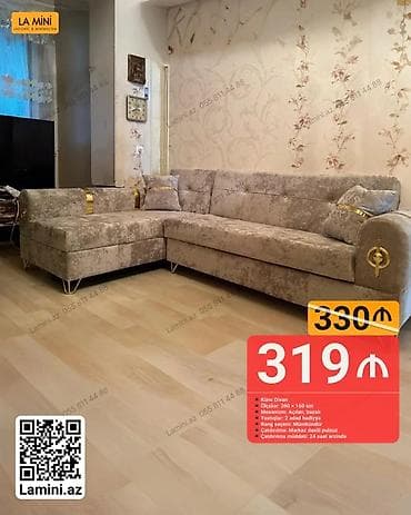 divanar: Künc divan, Açılan, Bazalı, Şəhərdaxili pulsuz çatdırılma — 1