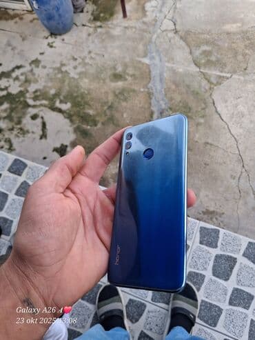 телефон fly ds105: Honor 10 Lite, 64 ГБ, цвет - Голубой, Отпечаток пальца — 2