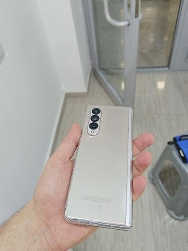 samsung 9192: Samsung Galaxy Z Fold 3, 256 ГБ, цвет - Серебристый, Отпечаток пальца — 3