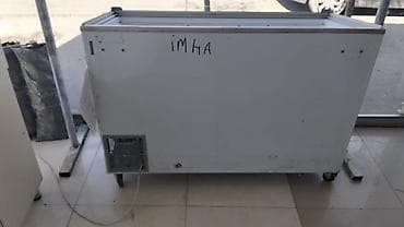 dondurma xaladelnik: Mağaza və ictimai iaşə üçün şüşə qapaqlı vitrin dondurucu - Üst — 1