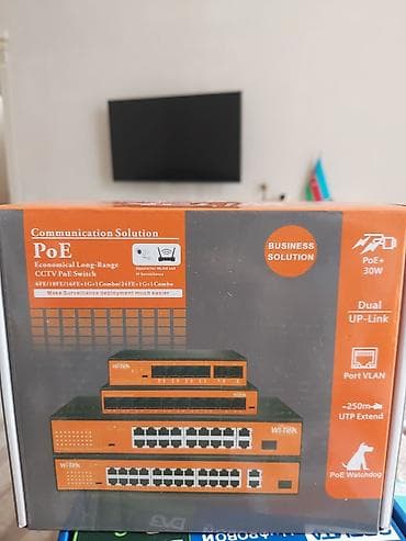 modio m28 5g: Wi-Tek WI-PS205H PoE Switch - 4 PoE FE portu + 2 uplink FE portu - — 3