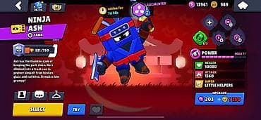 bag evinde is: Brawl Stars hesabı. Hesabın görüntülərdə görünən əsas göstəriciləri — 6