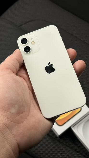 iphone 11 sadə: IPhone 12, Ağ, Face ID — 5