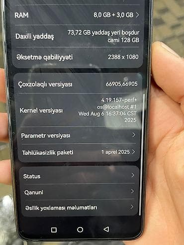 telefonlarin satisi: Huawei nova 11i, 128 GB — 1