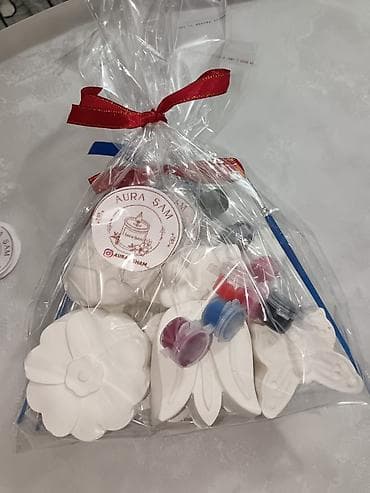 ucuz tekstil: Fiqur, Gips, rəng - Ağ — 1