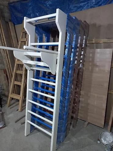 Велосипеды: İdman üçün taxta İsveç divarları (turnik-lestənka) - Material — 6