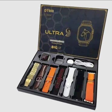 Yeni, Smart saat, Sensor ekran, rəng - Qara