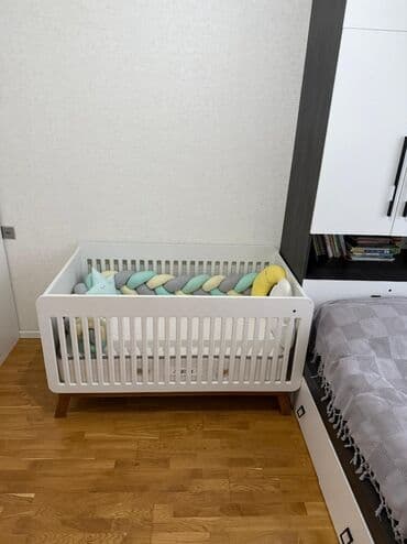 кроватки для новорожденных в баку: Oğlan və qız üçün, İşlənmiş, Beşik, Matras ilə, Yellənmə mexanizm ilə — 1