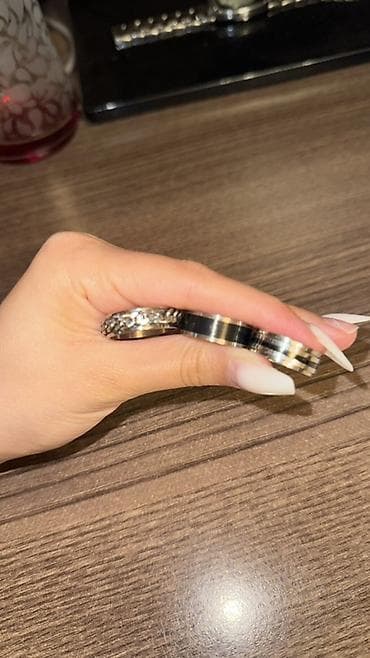 Metall üzüklər dəsti - 3 ədəd üzüklü dəst: hər biri fərqli dizaynda — 2