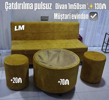 kuxna divani: *Mətbəxofis,salon üçün mini divanlar* 💥 *Çatdırılma şəhər daxili — 1