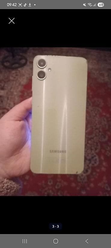 ayfon 6 s plus: Samsung Galaxy A05, 64 GB, rəng - Yaşıl, İki sim kartlı — 3